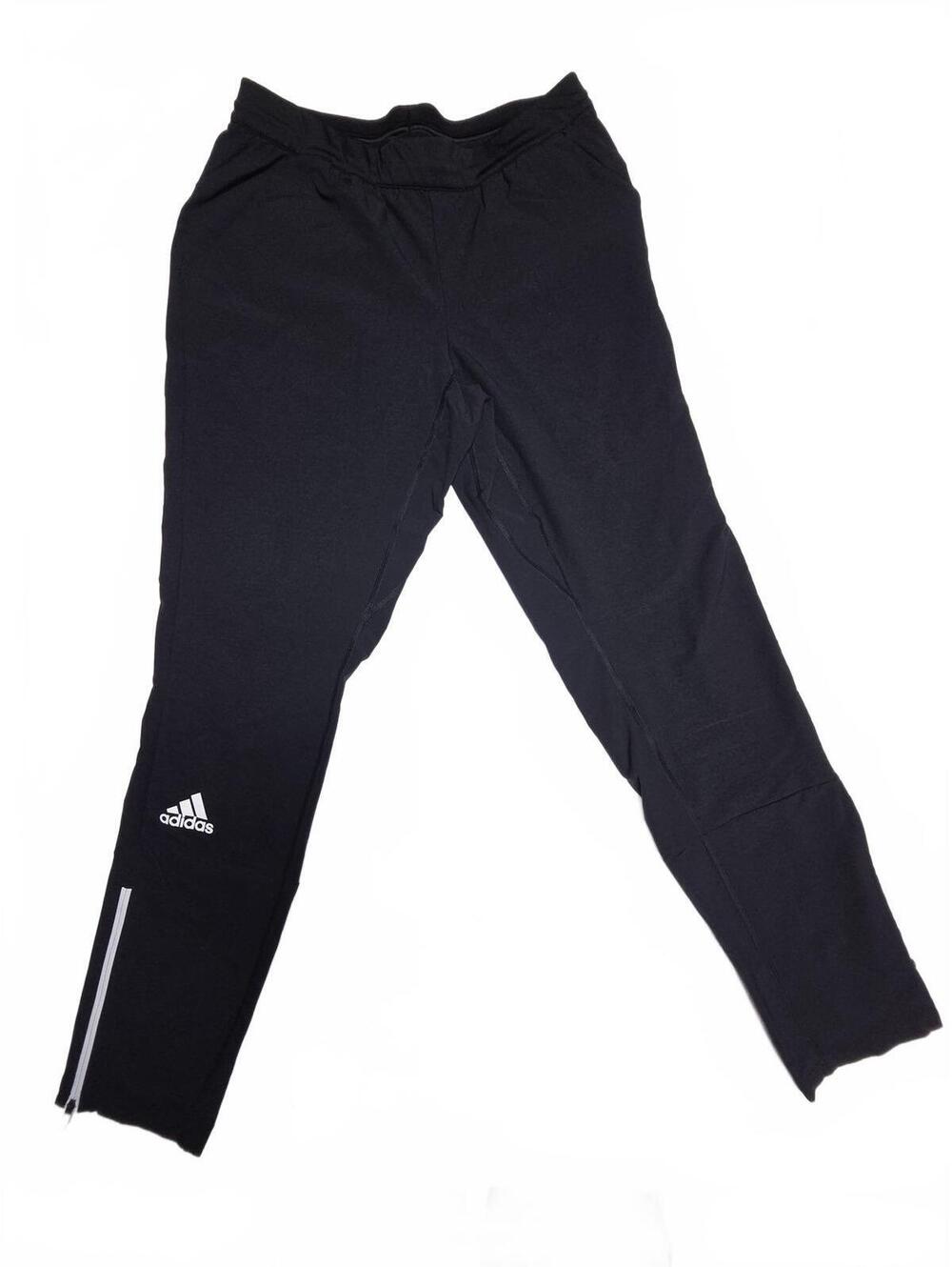 Adidas Black Activewear Running Pants Joggers Womens Size Medium M